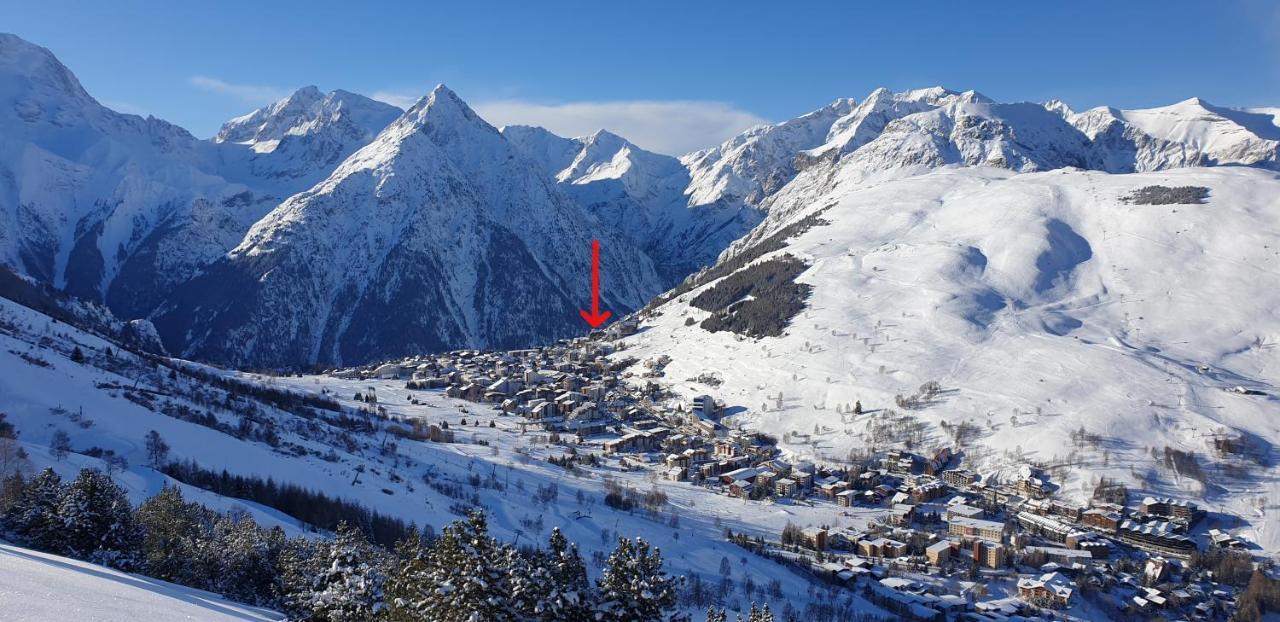 Studio Alpheratz Forest - 1 A 3 Pers - Wifi, Balcon, Vue Piste Et Glacier Muzelle, Calme, Proche Commerces Et Pistes- Tsc Super Venosc A 80M เลส์เดอซาลป์ ภายนอก รูปภาพ